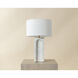 Rohe 30 inch 100.00 watt Cream / White Table Lamp Portable Light